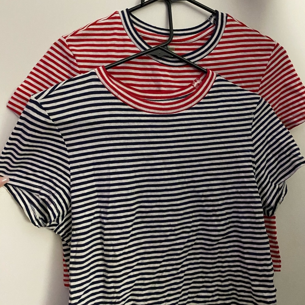 Set of stripped t shirts